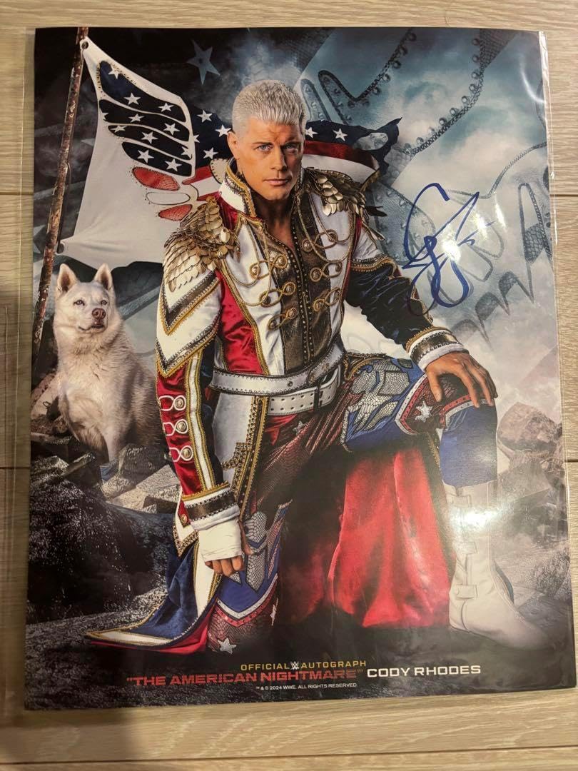 ●コーディ・ローデス●Cody Rhodes●サイン入ポスター●WWE コーディ・ローデスCody Rhodesサイン入ポスター CODY RHODES